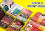 design professional and modern print menus for the restaurants and cafes